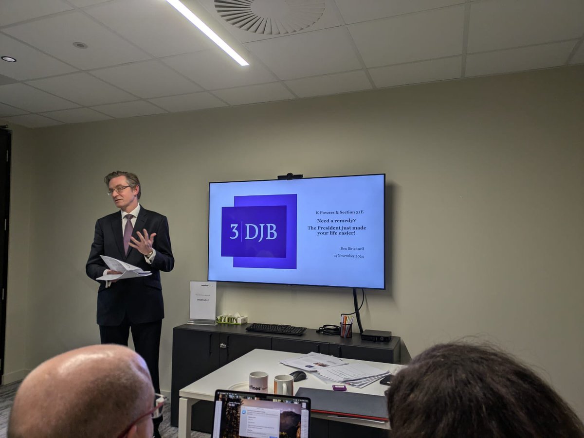 ThreeDJB's tweet photo. We were honoured to be hosted by Woodfines Solicitors to deliver a series of seminars to Buckinghamshire solicitors. Huge thanks to Shazia Haider-Shah for arranging it. 

Amy Stout spoke about appeals.
Ben Birtchnell spoke about Re K.
Matt Hellens spoke about his experience. https://t.co/mZVSm8ugoY