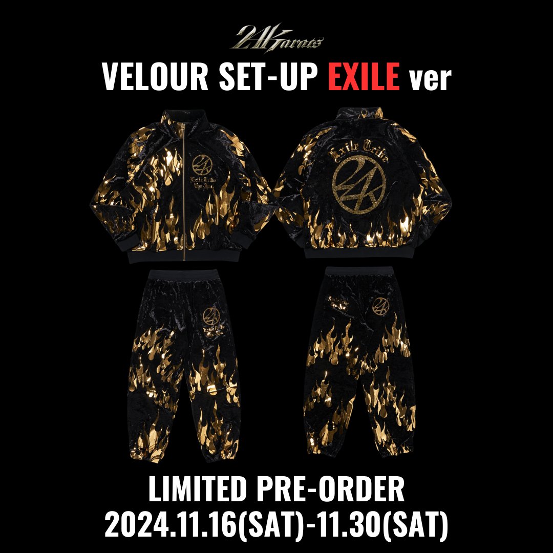 ミュージシャン EXILE VELOUR SET-UP LIMITED PRE-ORDER ] 2024.11.16(SAT) 12:00~11.30(SAT)23:59 □ITEM