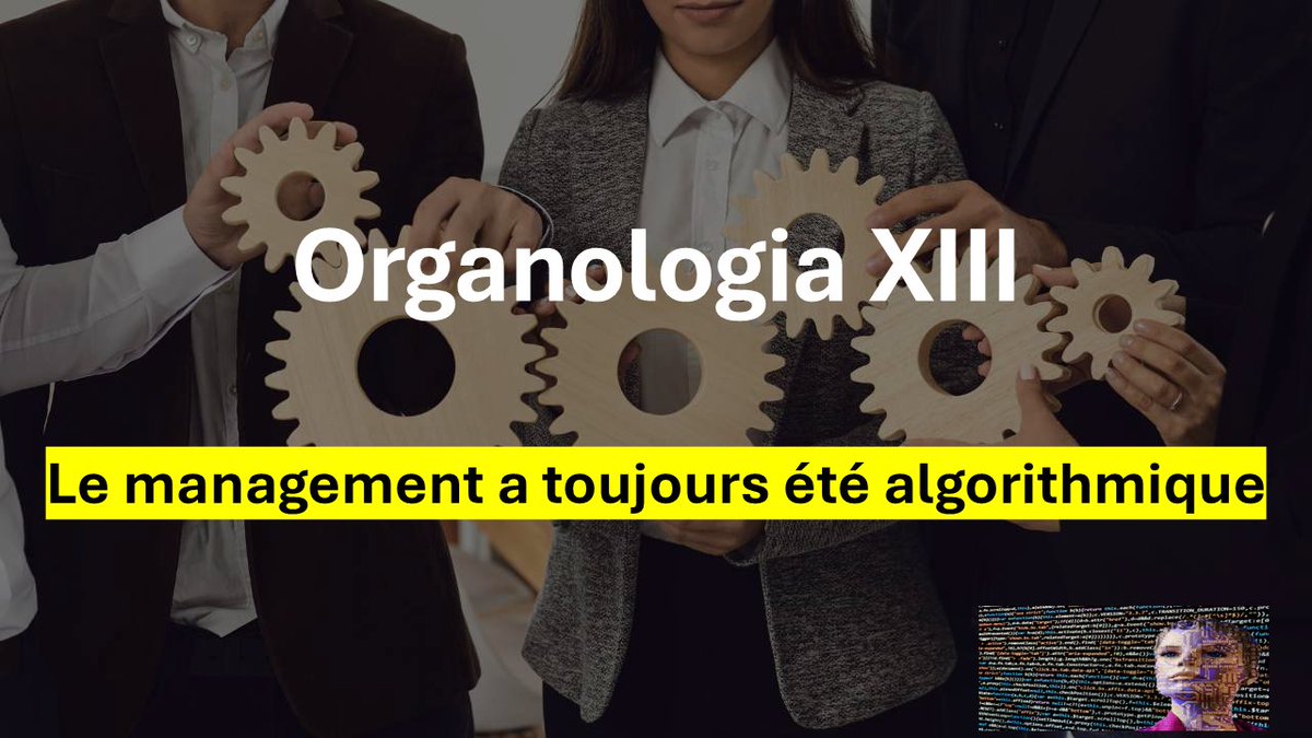 fdevaujany's tweet photo. 📷 "Le management a toujours été algorithmique". Petite réflexion sur le phénomène managérial et ses liens avec le "management algorithmique": https://t.co/vfYiueuOJK #Organologia #Management #Histoiredutravail #Histoiredumanagement #Capitalisme #Algorithmie https://t.co/ChpY39vOol