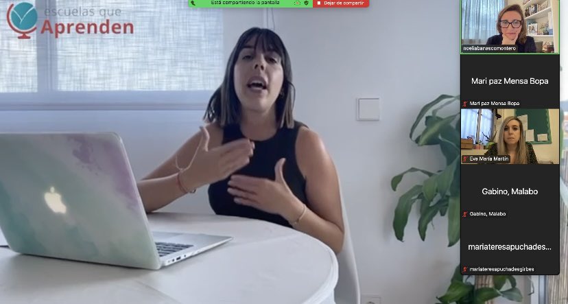 ¿Cómo tener aprendices creativos y reflexivos? Encuentro de “Profes que Aprenden” de la @Red_EQAp. Para empezar nuestra compañera <a href="/BelenTeacher/">Belén Monreal Jiméne</a> nos cuenta la importancia de trabajar el Plan Lector y Escritura Creativa en las aulas.
#SomosRed