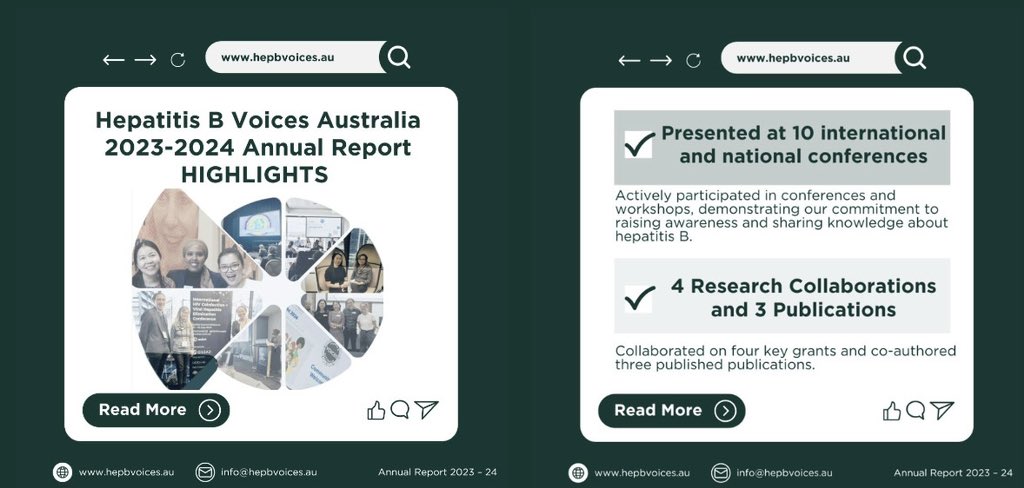 Hepatitis B Voices Australia tweet media