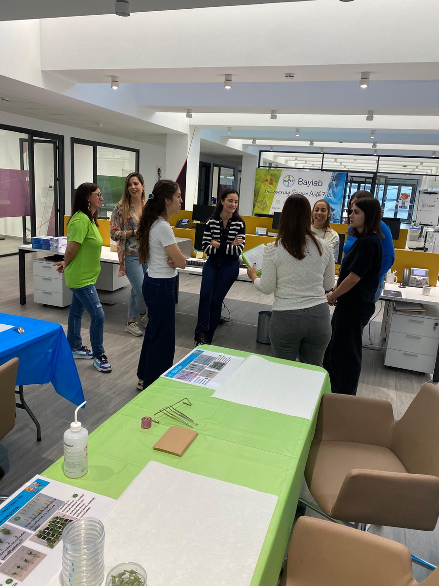 Bayer4CropsES's tweet photo. 🌱💡Iniciamos nuestro #BayLab en el IES Sabinar, una iniciativa global de Bayer Crop Science para fomentar el interés de los más jóvenes por la ciencia.
¡Abrimos hilo! 👀⤵ https://t.co/pwlOyEgSgr