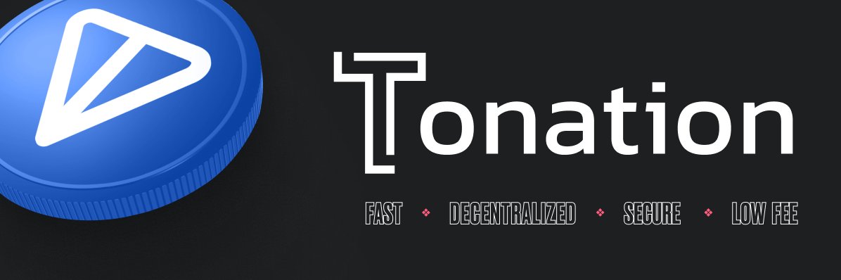 tonationme's tweet photo. 🎉 Welcome to Tonation - Revolutionary Donation Platform on @ton_blockchain!

Why choose Tonation?

✨ Key Features:
- Instant crypto donations in $TON, $USDT, and other tokens
- Real-time donation alerts with customizable text-to-speech and multilingual support.
- Сustomizable widgets for your streams
- Full integration with TON Connect
- Lowest transaction fees in the market (as low as 5%)

💪 Our Advantages:
- 100% decentralized - no intermediaries
- Instant payouts to your wallet
- Complete control over your donations
- Seamless integration with popular streaming platforms
- Enhanced security through blockchain technology

🚀 Ready to revolutionize your donation experience? Visit https://t.co/YB25TCyVH9 and start accepting crypto donations in minutes!

Till the end of the year fee is only 5% for everyone!

Join our growing community of content creators who've already discovered the future of donations! 🌟