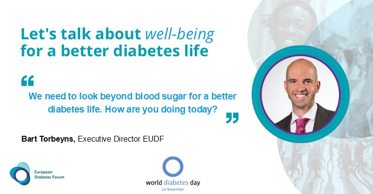 #WorldDiabetesDay is a global occasion for people with diabetes, healthcare professionals, advocates, policymakers and the public to unite to raise awareness of and take action on diabetes.
Get involved in this #WorldDiabetesDay and support our call for well-being to be put at