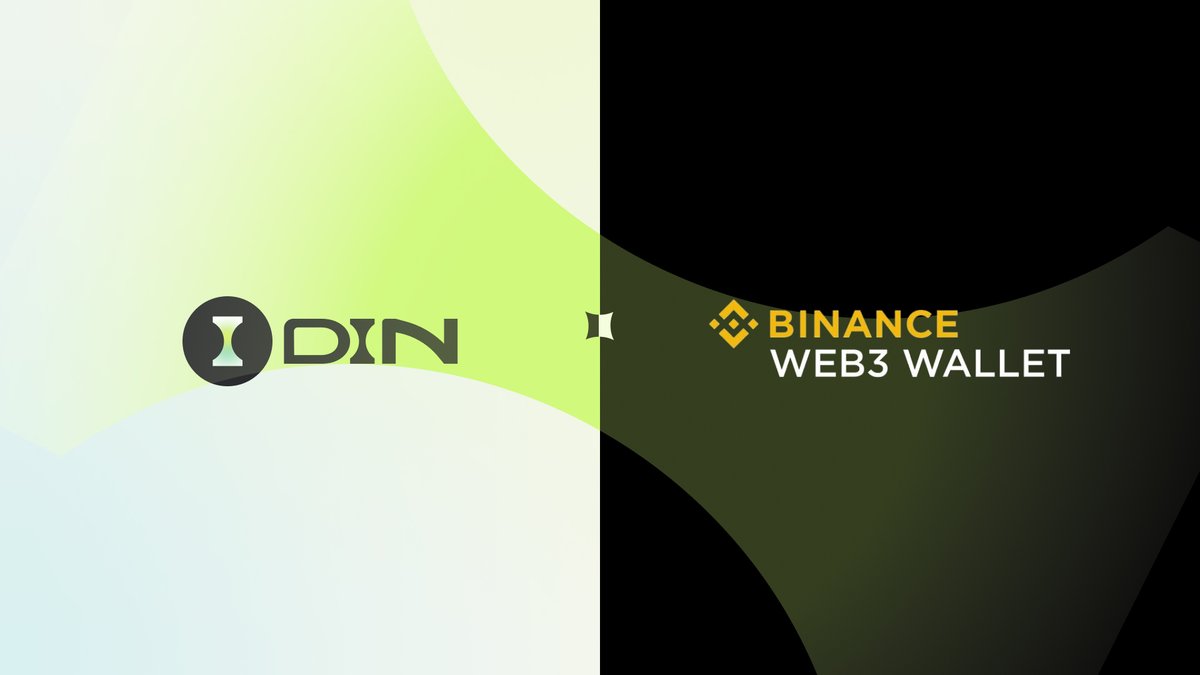 din_lol_'s tweet photo. We’re excited to announce our collaboration with #Binance Web3 Wallet! 🎉🥳👏

To celebrate, DIN and @Web3WithBinance are cooking up something big for our DINfriends! Stay tuned for exciting updates and new opportunities! 
#DIN #BinanceWeb3 https://t.co/UWY2XL2TNF