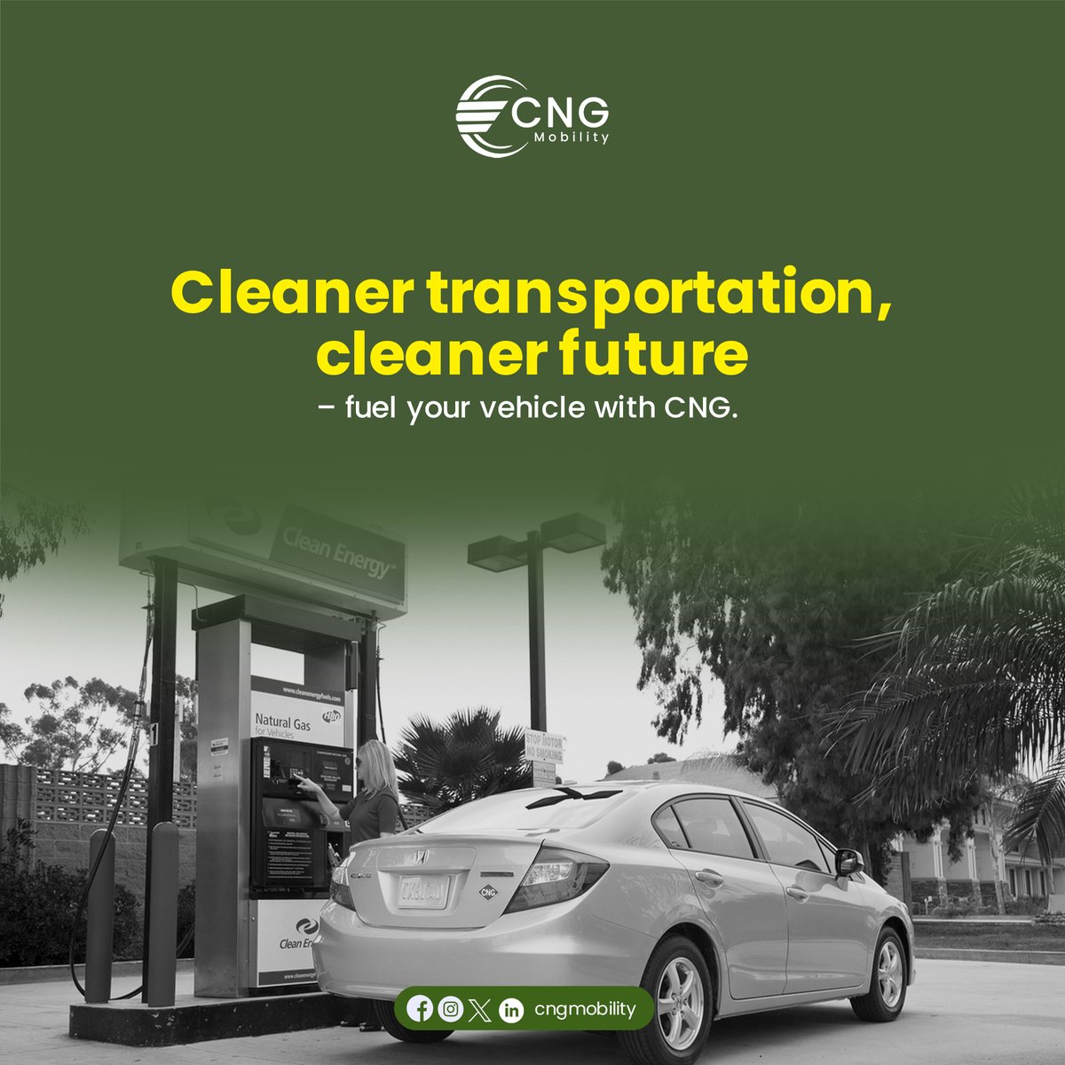 Cngmobility's tweet photo. Cleaner transportation, cleaner future. ππ Fuel your vehicle with CNG and make a positive impact on our environment. Together, letβs drive towards a greener tomorrow!
#CNGMobility #CleanEnergy #GreenFuture #EcoTransport #EVs #ElectricVehicles https://t.co/7UuoMiXYkP