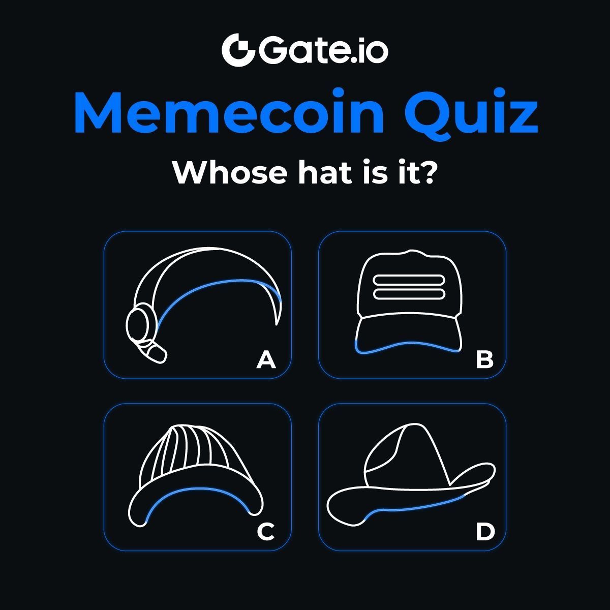 Gate's tweet photo. Guess whose hats these are?🧢🐶🐿️
Comment below👇️

#Memecoin https://t.co/Aeh6fYcoYf