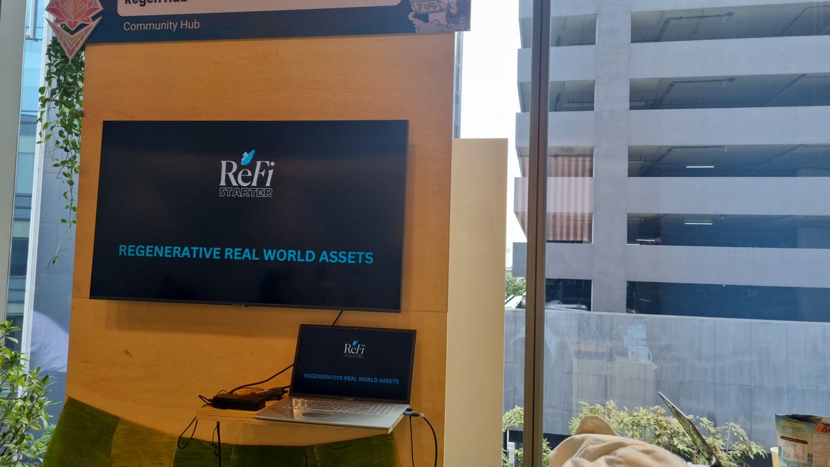 refistarter's tweet image. Meet us at the #RegenHub at #Devcon24 by @regensunite 
We are presenting the opportunities emerging as Regenerative Real World Assets.
#ReRWA
