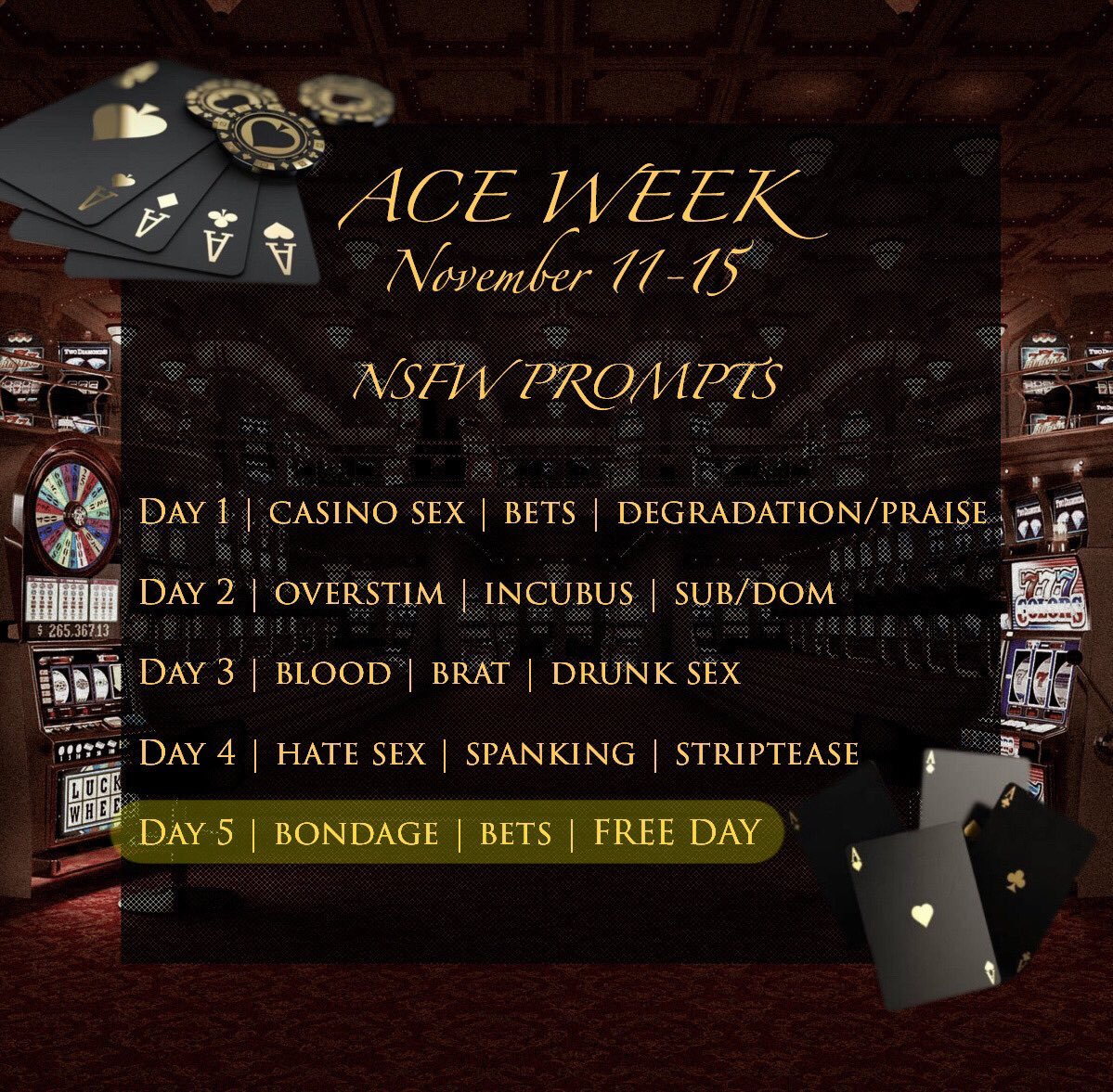 ♤《 ACE WEEK DAY FIVE 》♤

#acebsd #ace #bsd #acebsdweek