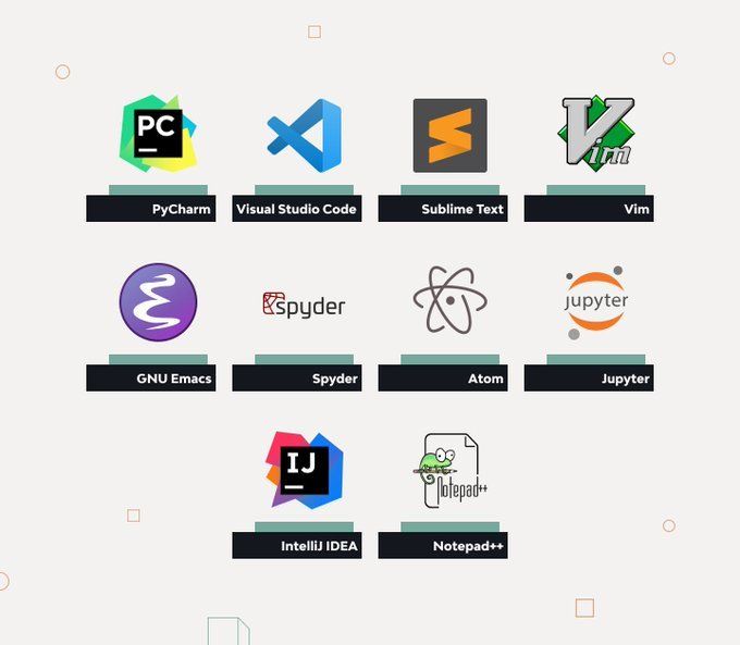 dilipkashyap07's tweet photo. Which one do you use? π§βπ»π
ππ
#developers #CodingJourney #code #programming #coders #vscode #pycharm #submlime #tools #editors #notepad #technologies https://t.co/kP56rgPRMQ