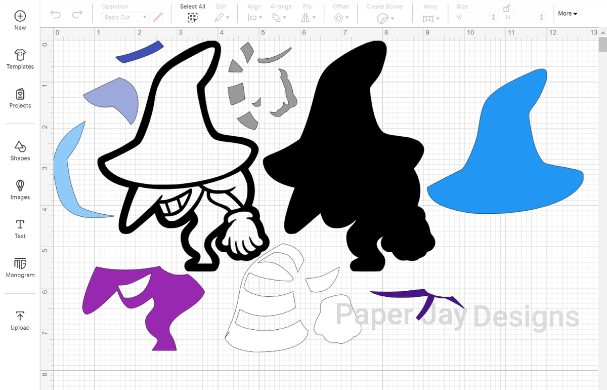 PaperJayDesigns's tweet photo. You know how sometimes deep cleaning entails a given space getting worse before it gets better? That's how it feels looking at the scattered individual layers in Design Space sometimes 😂 #PaperMario https://t.co/ytmPqmeRSU