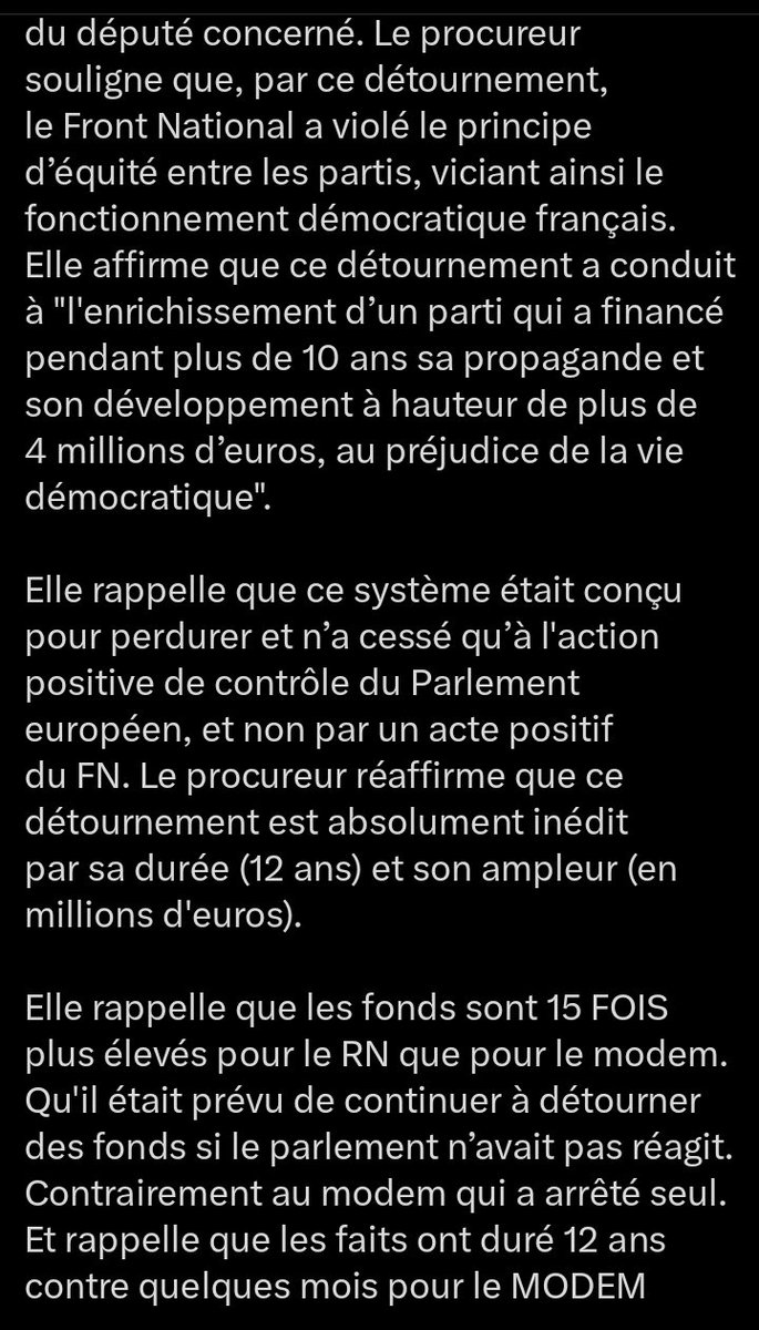Toyec_PE's tweet photo. Je suis désespéré par le traitement de cette affaire par les médias et la classe politique.
Rappel :
-on parle d'un détournement systémique de 4.5 M€, qui ne s'est arrêté que car ils se sont fait choper
-il y a bien eu enrichissement personnel
-les procs n'appliquent que la loi https://t.co/M3SnplBi4L
