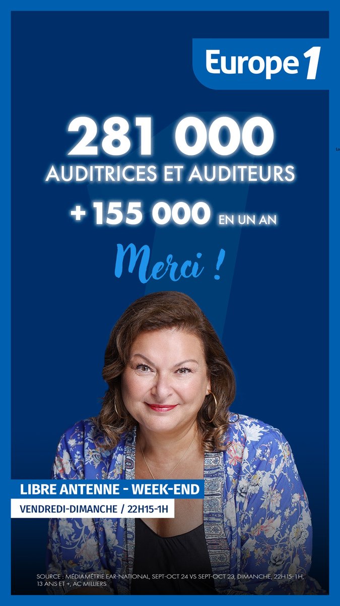 Merci de tout mon coeur à vous tous qui faites la libre antenne en créant la chaine de solidarité  ⁦<a href="/Europe1/">Europe 1</a>⁩