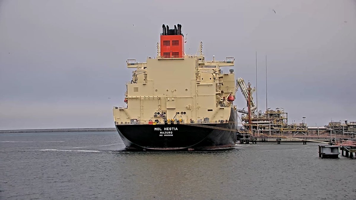 5⃣3⃣. w tym roku i 3⃣2⃣1⃣. od początku funkcjonowania #TerminalLNG dostawa LNG dotarła do gazoportu w #Świnoujście.

<a href="/GAZ_SYSTEM/">GAZ-SYSTEM</a> @GK_PGNiG