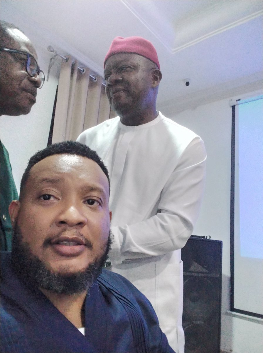 Ijele1000's tweet photo. Out of temporary hibernation to inform you what an absolute delight it was last night listening to @valentineozigbo explain to the Anambra State Public Officers Forum (ASPOF) why the leadership crisis persists in Anambra and why we need to change drivers.

#KaAnambraChawapu https://t.co/HDdDUQoywq