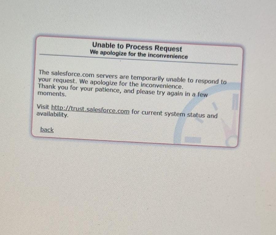 shubhamlashkan's tweet image. 🎯 It seems like Salesforce is down globally 

👉 Are you able to access Salesforce orgs? 
#salesforcedown