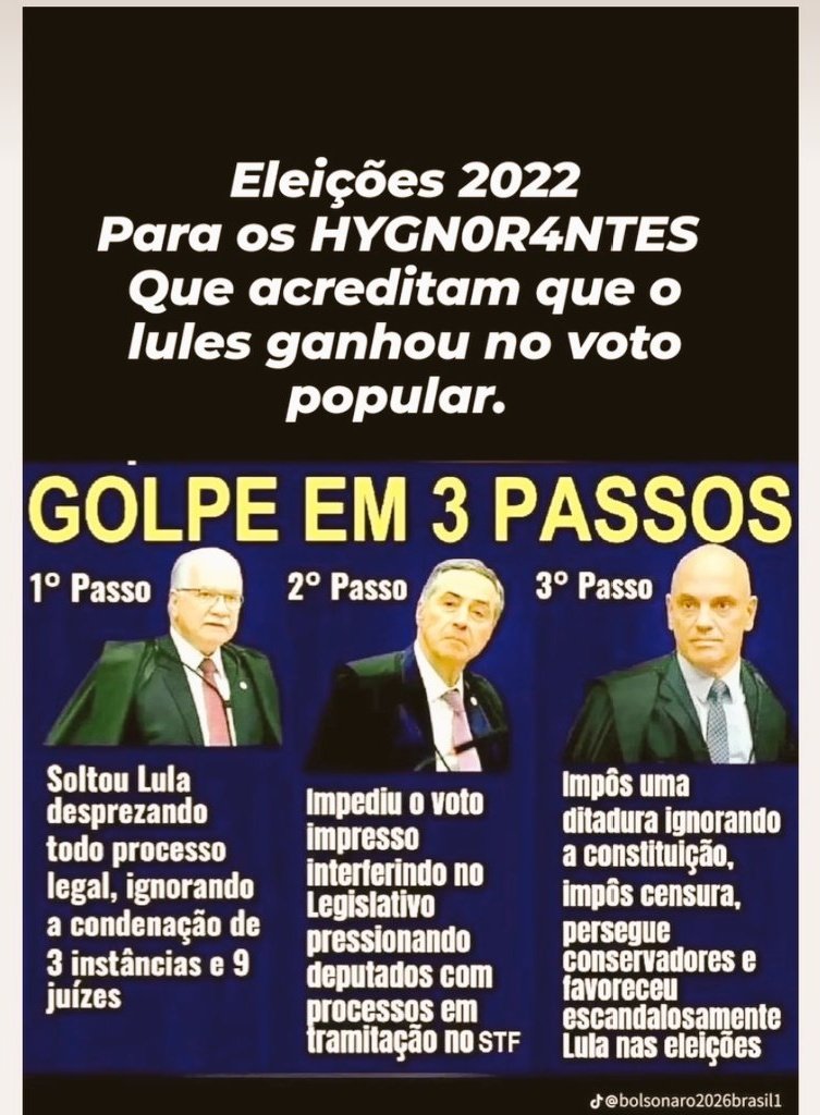 irineuteixera45's tweet photo. #BarrosoéCriminoso
#BarrosoéMentiroso
#STFORCRIM
"Perdeu mané!, Eleições não se GANHAM, Se TOMAM, NÓS DERROTAMOS O BOLSONARISMO, sou a FAVOR D ABORTO, liberação DAS DROGAS, sou PROTETOR dos CRIMINOSOS".
QUANDO SENADORES APROVAM ADVOGADOS D TERRORISTAS CRIMINOSOS A MINISTRO D STF, https://t.co/Jl5Ux5MSsP