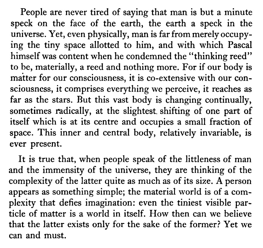 Bergson vs. Nietzsche on the cosmic in/significance of the human. Bergson: (1/6)