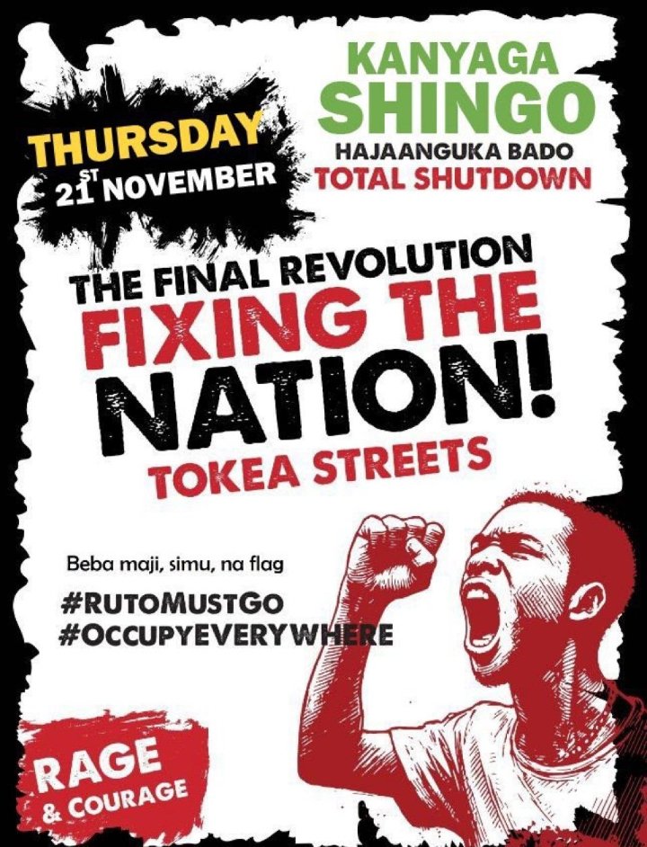 sholard_mancity's tweet photo. Enough with the lies 
Enough with the taxes 
Enough with Corruption 
Enough with SHA 
Enough with the university funding model 
Enough is enough 

👉🏻#OccupyParliament 
👉🏻#OccupyEverywhere
👉🏻#RutoMustGo https://t.co/TMcRMHn1TM