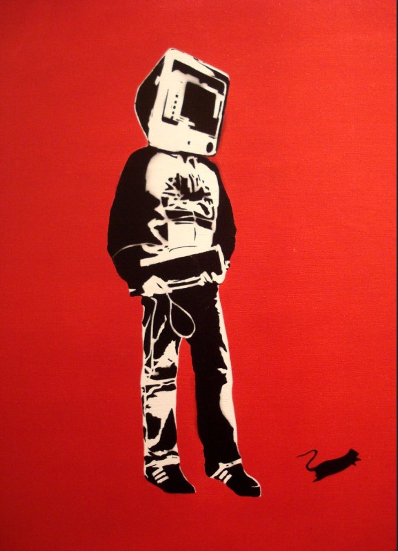M_Michel_Prof's tweet photo. Blek le Rat, the "Father of stencil graffiti," was born #OTD (Nov. 15) in 1951. He was one of the first 🇫🇷 graffiti artists in Paris and one whom Banksy admired.   Xavier Prou (real name) started by painting stencils of rats on the walls of Parisian streets. 
#FrancophoneFriday https://t.co/w196Hb2Xp0