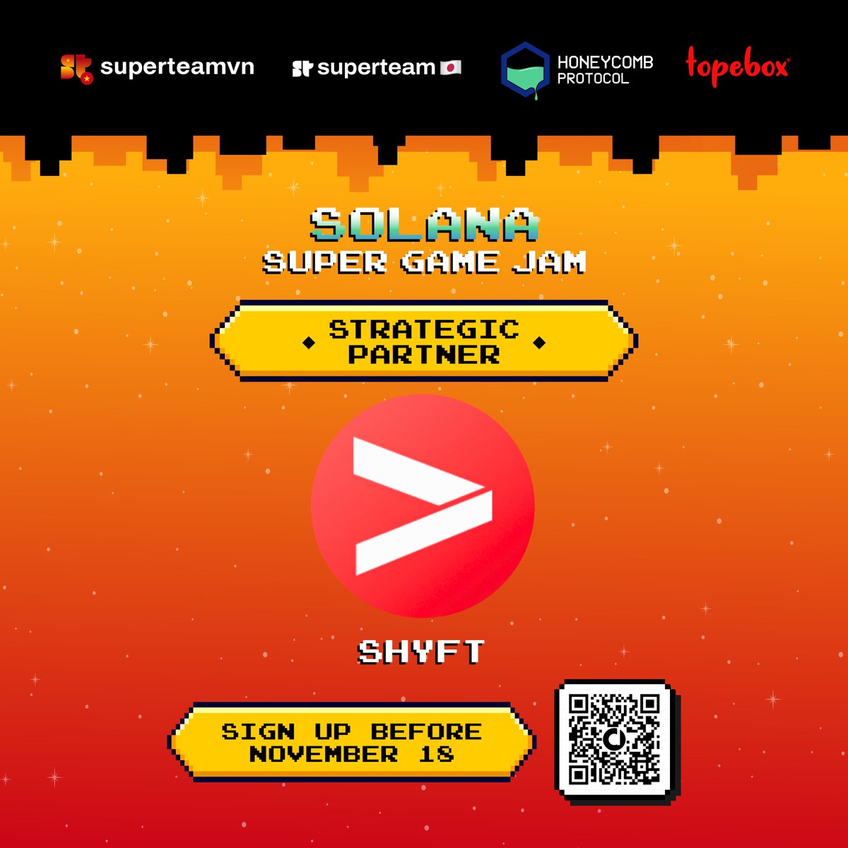 Superteam Vietnam (@superteamvn) on Twitter photo Need a reliable, high-performance Solana RPC? Look no further! We're proud to have <a href="/Shyft_to/">Shyft | Solana APIs</a> as a strategic partner of the Solana Super Game Jam.
By registering at dub.sh/2024-gamejam-x, you’ll get:
✅ FREE RPC Hack Plan: Enjoy a month of uninterrupted, high-performance RPC Need a reliable, high-performance Solana RPC? Look no further! We're proud to have <a href="/Shyft_to/">Shyft | Solana APIs</a> as a strategic partner of the Solana Super Game Jam.
By registering at dub.sh/2024-gamejam-x, you’ll get:
✅ FREE RPC Hack Plan: Enjoy a month of uninterrupted, high-performance RPC