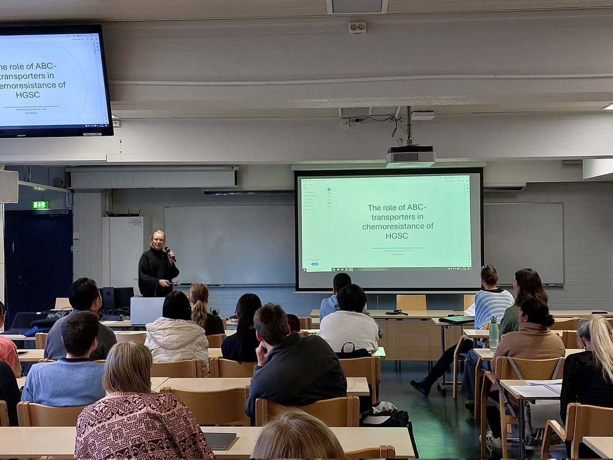 A great student talk from our Elsi at the ONCOSYS Symposium 2024 in <a href="/LammiStation/">LBS</a>