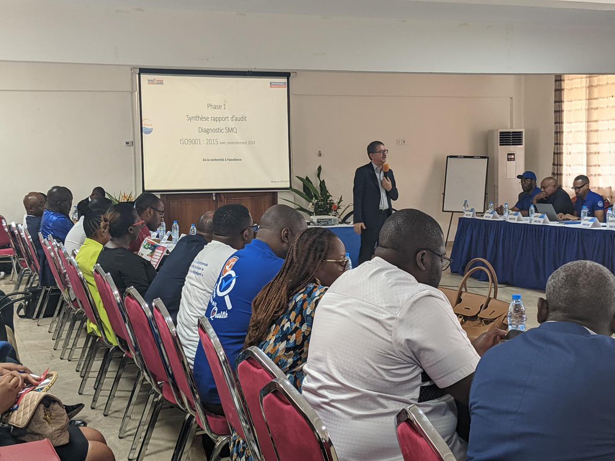 Matanga237's tweet photo. Ce 14 novembre, le PAK célèbre la 34e Journée Mondiale de la Qualité !
Placée sous le thème: « principes relationnels: implication du personnel dans les démarches de certification ISO, orientation client, leadership, management des relations avec les paliers intéressés » https://t.co/7UzURVxS58