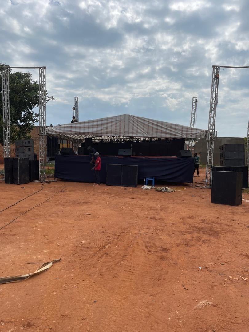 HEBobiwine's tweet photo. The police and military have this morning deployed heavily and blocked our mobilisation activities in Nakasongola District, claiming that   we did not follow guidelines yesterday. They have also deployed the military everywhere on the road towards Nakasongola. We know the real reason they're doing this is because of the momentum our revolutionary message is gaining everywhere we go! Certainly Buikwe spoke very loudly yesterday and the regime is in panic mode. WE SHALL OVERCOME.