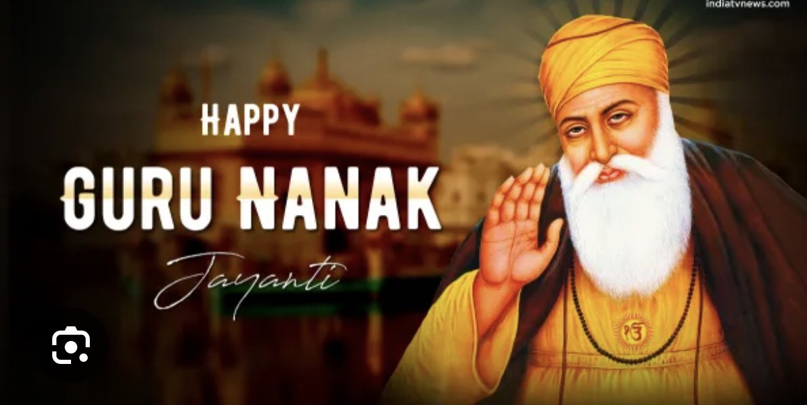 AshaMasih18's tweet photo. On this auspicious day, wishing everyone a life full of golden days and the blessings of Guru ji. Happy Guru Nanak Jayanti to everyone celebrating. https://t.co/Z3ZR14uMtY