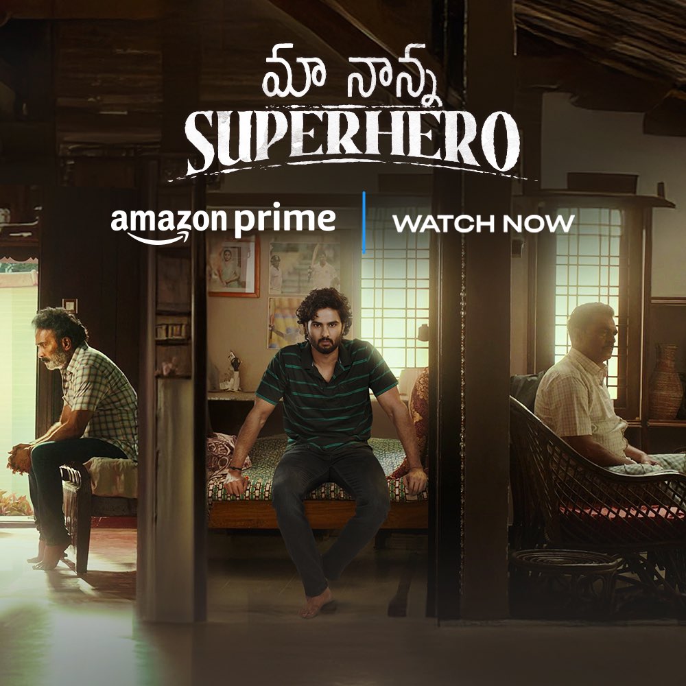 V celluloid (@vcelluloidsoffl) on Twitter photo Experience the magic of #MaaNannaSuperhero, a blockbuster celebration of fatherhood and family 💞
Watch Now 👉🏻 bit.ly/3YFZRoO
🌟ing <a href="/isudheerbabu/">Sudheer Babu</a>
<a href="/SayajiShinde/">sayaji shinde</a> #SaiChand <a href="/abhilashkankara/">Abhilash Reddy Kankara</a> @sunilbalusu1981 @actorshashank @mahesh_films <a href="/jaymkrish/">Jay Krish</a> <a href="/chandurdc/">Chandra Vempaty</a> Experience the magic of #MaaNannaSuperhero, a blockbuster celebration of fatherhood and family 💞
Watch Now 👉🏻 bit.ly/3YFZRoO
🌟ing <a href="/isudheerbabu/">Sudheer Babu</a>
<a href="/SayajiShinde/">sayaji shinde</a> #SaiChand <a href="/abhilashkankara/">Abhilash Reddy Kankara</a> @sunilbalusu1981 @actorshashank @mahesh_films <a href="/jaymkrish/">Jay Krish</a> <a href="/chandurdc/">Chandra Vempaty</a>