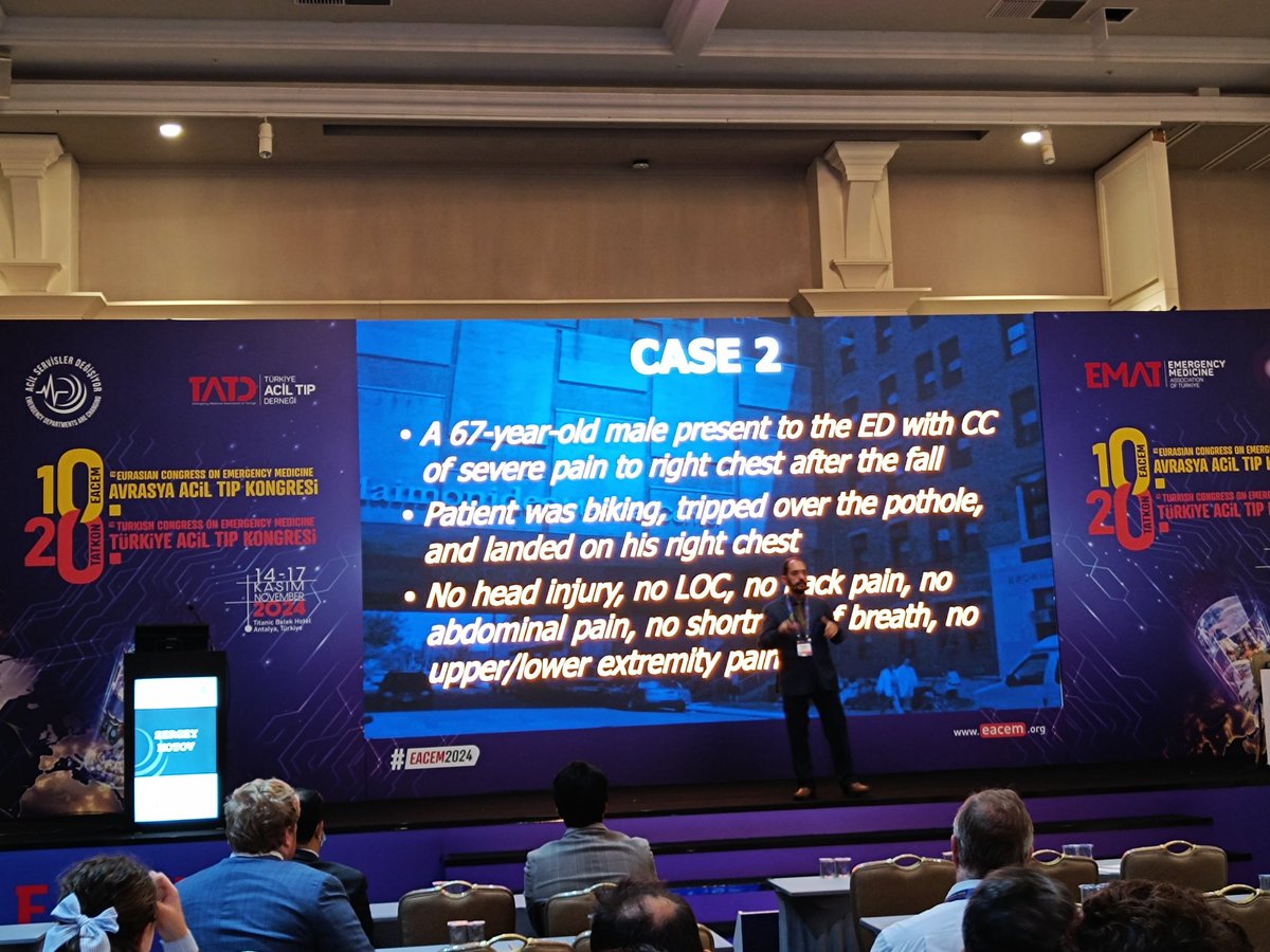 EACEM 2024, Sergey Motov 'un Ağrı Yönetiminde Zor Olgular "Masterclass" interaktif oturumu ile devam ediyor. <a href="/TrTATD/">Türkiye Acil Tıp Derneği - TATD (EMAT)</a> <a href="/tatdkongre/">TATD KONGRE</a> #EACEM2024 #TATKON2024 #EACEM #TATKON #AcilServislerDeğişiyor #yeşilkongre