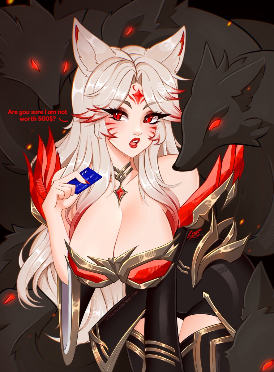 shapy_wa's tweet photo. Immortalized Legend Ahri
———
Am I worth it…?🦊

#LeagueofLegendsFanArt #Ahri #Faker https://t.co/WJssFk1lUu