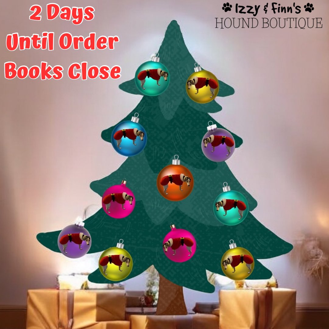 Only 2 days left until my 2024 order books close on Sunday 17th November