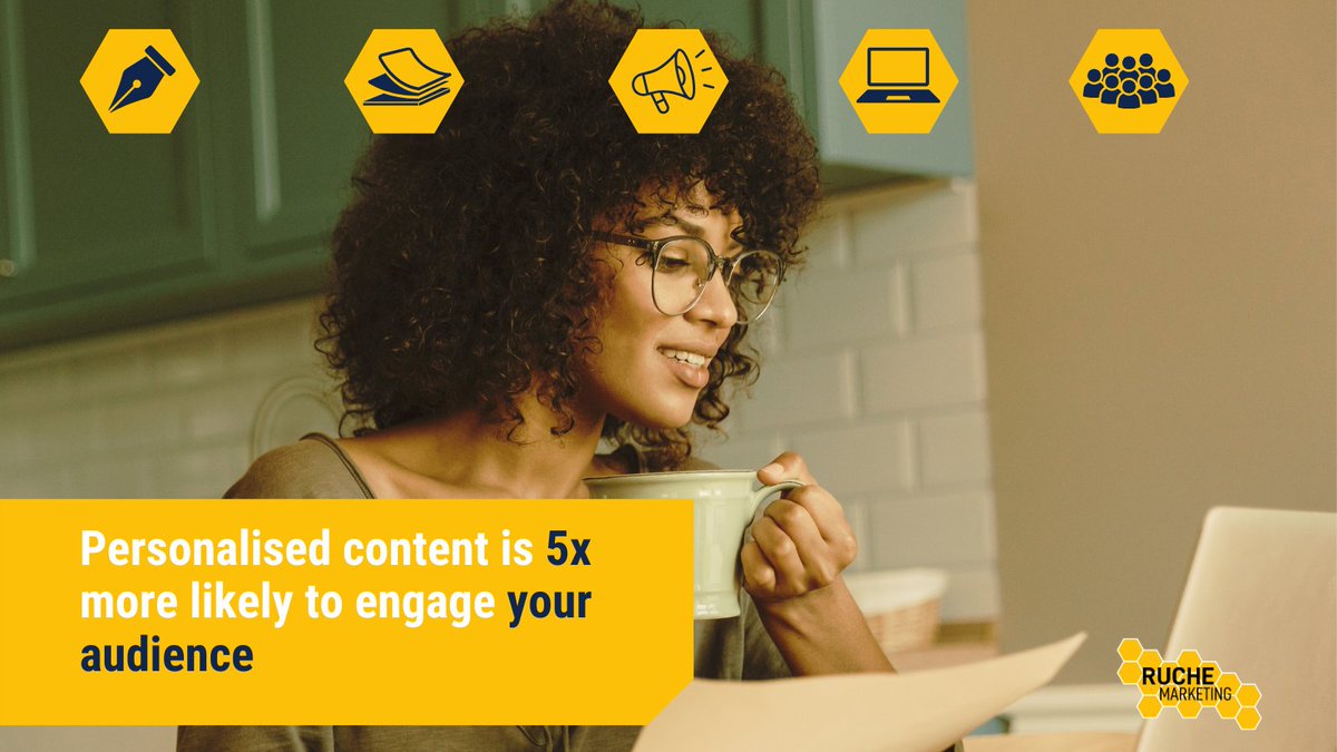 ruchemarketing's tweet image. 📣#PersonalisedContent is 5x more likely to engage your audience!

Focus on simple steps like segmenting your audience by interests and behaviour. 

Want to discuss your content plan for 2025?, contact us today.

bit.ly/3JVUWK3

#ContentMarketing