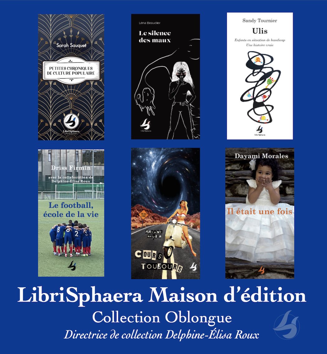 Oblongue, la collection la plus renversante de LibriSphaera !
🟦 Directrice de collection <a href="/Delphine_E_Roux/">Delphine Roux</a> 

📚Retrouvez nos titres 📘
🔀 En vente sur commande dans toutes les LIBRAIRIES et dans la iBOUTIQUE 👇🏼
lamanufacturelibrisphaera.com/#store