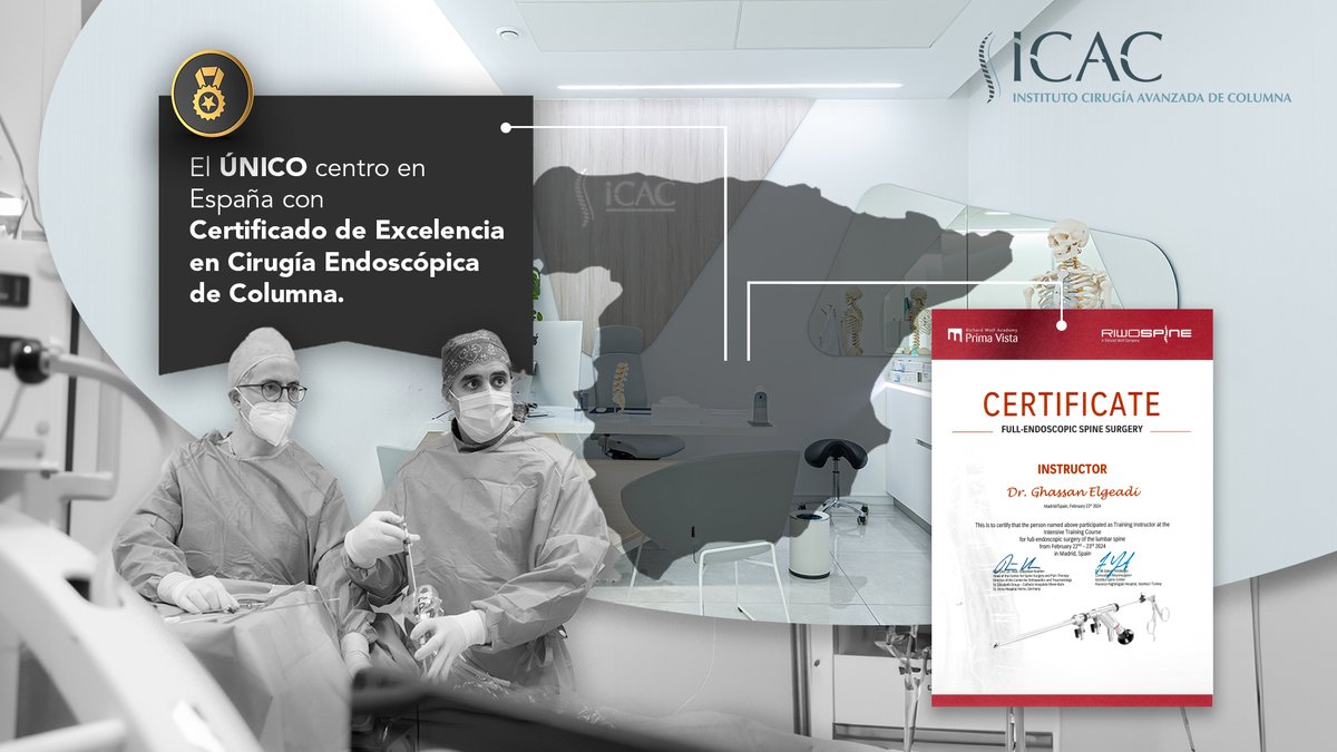 InstitutoCAC_'s tweet photo. @InstitutoCAC  somos el ú𝐧𝐢𝐜𝐨 𝐜𝐞𝐧𝐭𝐫𝐨 𝐞𝐧 𝐄𝐬𝐩𝐚ñ𝐚 𝐜𝐨𝐧 𝐞𝐥 𝐂𝐞𝐫𝐭𝐢𝐟𝐢𝐜𝐚𝐝𝐨 𝐝𝐞 𝐄𝐱𝐜𝐞𝐥𝐞𝐧𝐜𝐢𝐚 𝐞𝐧 𝐂𝐢𝐫𝐮𝐠í𝐚 𝐄𝐧𝐝𝐨𝐬𝐜ó𝐩𝐢𝐜𝐚 𝐝𝐞 𝐂𝐨𝐥𝐮𝐦𝐧𝐚

Con 𝐦á𝐬 𝐝𝐞 𝟑𝟎𝟎𝟎 𝐢𝐧𝐭𝐞𝐫𝐯𝐞𝐧𝐜𝐢𝐨𝐧𝐞𝐬 𝐞𝐱𝐢𝐭𝐨𝐬𝐚𝐬

 #endoscopiadecolumna https://t.co/GgXnKFLcmf