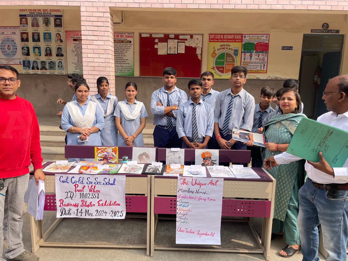 ChhaviGupta_04's tweet photo. "Dream big. Start small. But most of all, start."
Young entrepreneurs are ready to showcase their talent @gcssspv  under business blaster exhibition.
Gratitude to @Dir_Education
&amp; @SCERT2021 such wonderful opportunity.
@SapnaYadav_EMC https://t.co/u30oEZgnxn