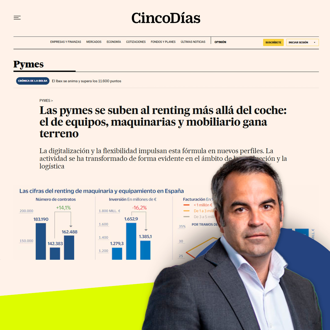 Encantado de colaborar con <a href="/CincoDiascom/">CincoDiascom</a> en su artículo sobre el renting para #pymes. 

En <a href="/lavidapadel/">lavidapadel</a> hemos apostado por este modelo para modernizar nuestras instalaciones 🎾

Artículo completo aquí 👇
cincodias.elpais.com/extras/pymes/2…