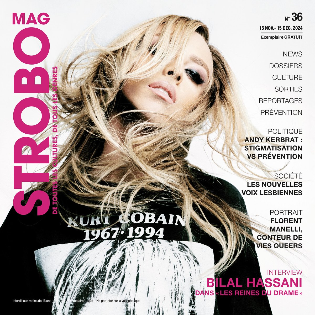 Strobo #36 est en ligne. 
A découvrir sur notre site:  strobomag.com/fr/mags/strobo…

Au sommaire: Bilal Hassani, Florent Manelli, Andy Kerbart, des livres lesbiens, et bien plus...
