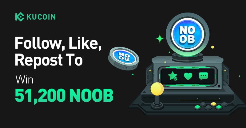 kucoincom's tweet photo. 🎉 #Giveaway Alert: Celebrate the $NOOB listing on #KuCoin!
 
1️⃣ Follow @kucoincom &amp; @blastroyale
2️⃣ Repost, Like with quote "Trade $NOOB on #KuCoin!"+ tag 3 friends
3️⃣ Fill in form ⤵️
 
🎁51,200 $NOOB for 100 winners

⏰ 48 hours only—don’t miss out!