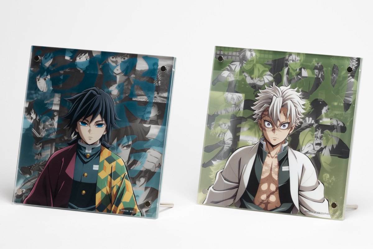 鬼滅の刃　柱展　アクリルパネル2枚セット WEBSHOP】 鬼滅の刃『柱イベント開催企画』 柱展や柱ピックアップの
