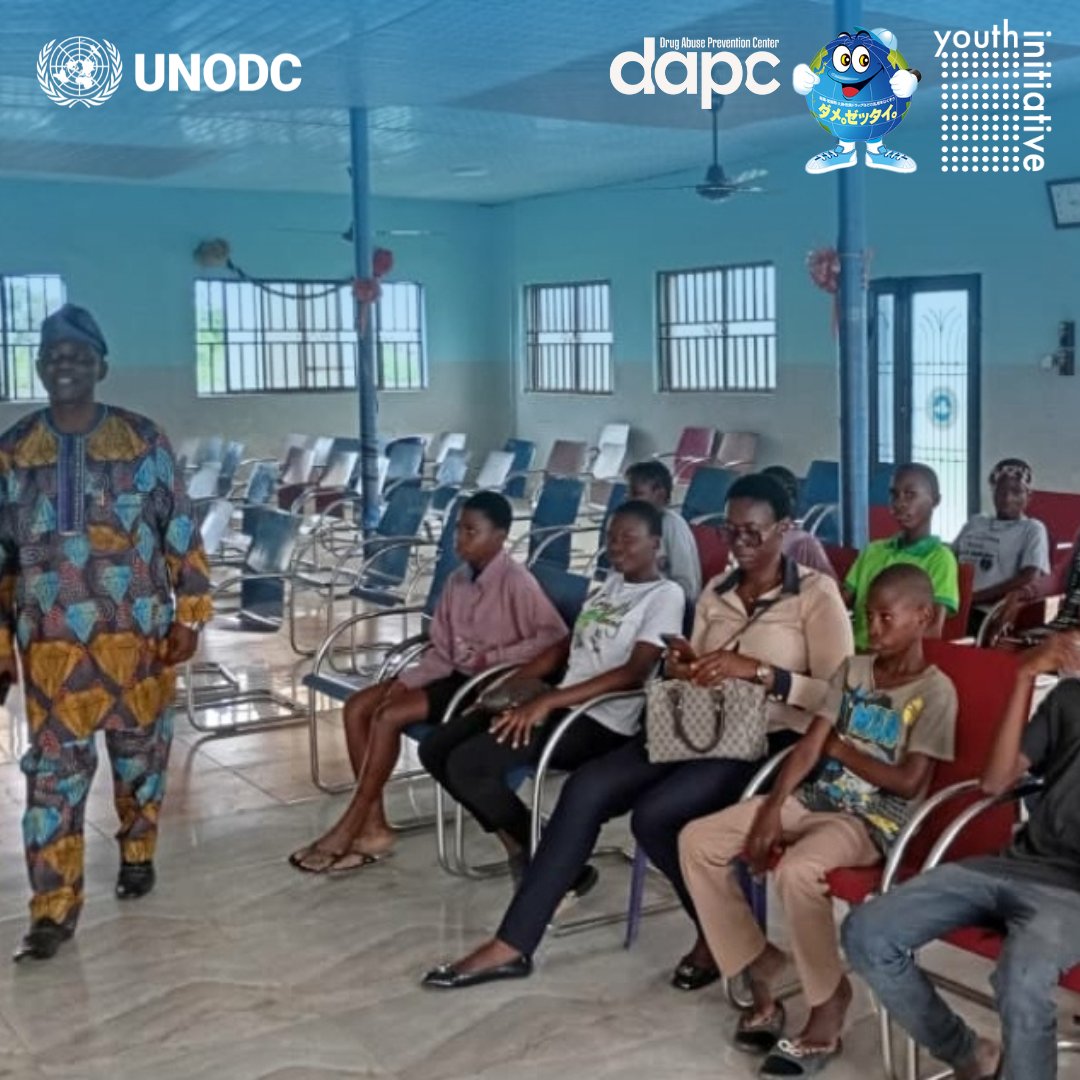 UNODC_PTRS's tweet photo. .#DAPC Grantee GISA🇳🇬's primary focus is on early adolescents, dedicated its programme to guiding them through this crucial age period to build resilience against substance use
▶️To Create a ripple effect of positive change in the community &amp; make a difference together! https://t.co/17kRWVv9xc