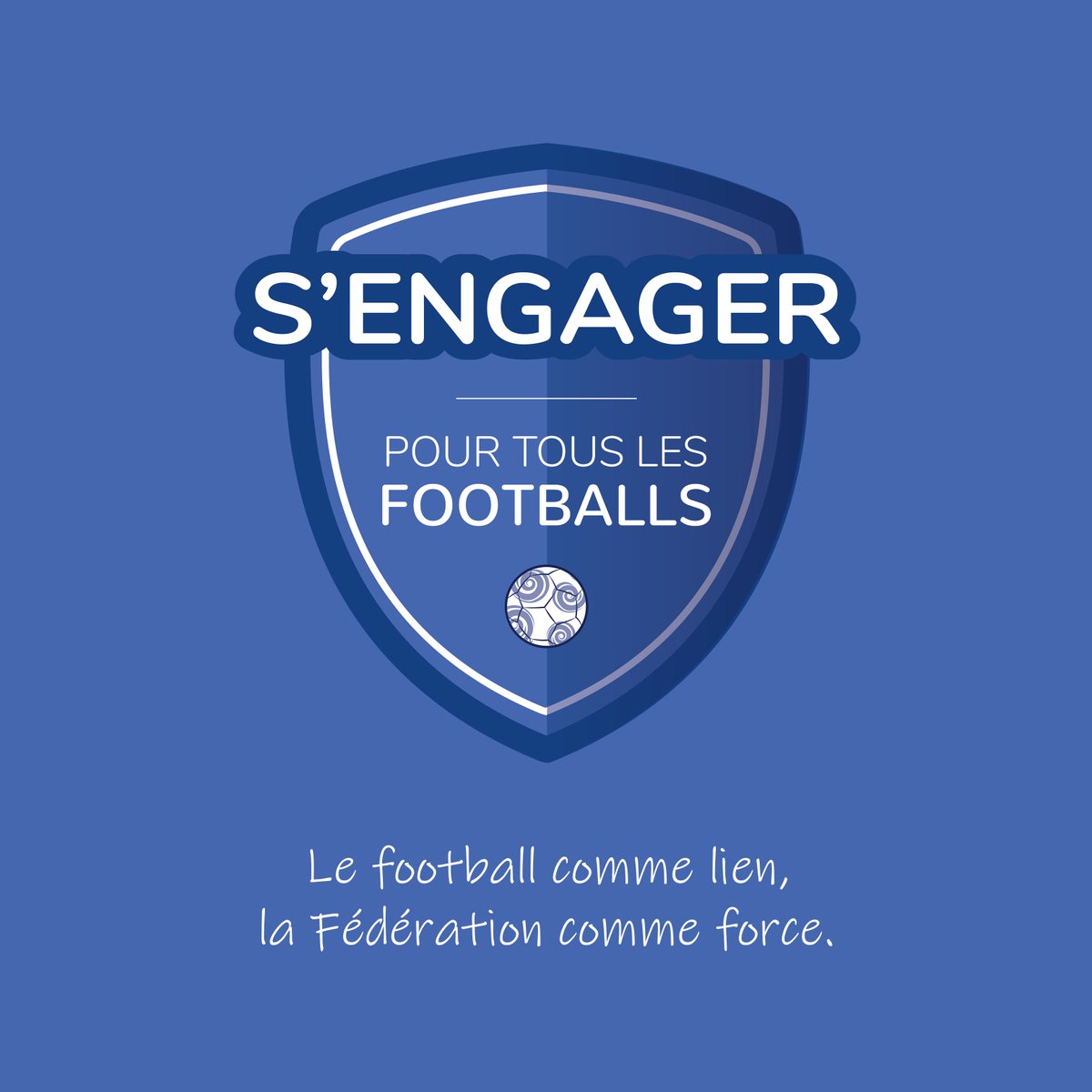 ✨ Coup d'envoi officiel de notre campagne ! ✨
📣 Aujourd’hui, nous dévoilons le logo de notre liste. Un blason qui incarne l’esprit et les valeurs de notre projet. Cet écusson est le symbole des 12 000 clubs, des ligues et districts qui composent le football français. 👇