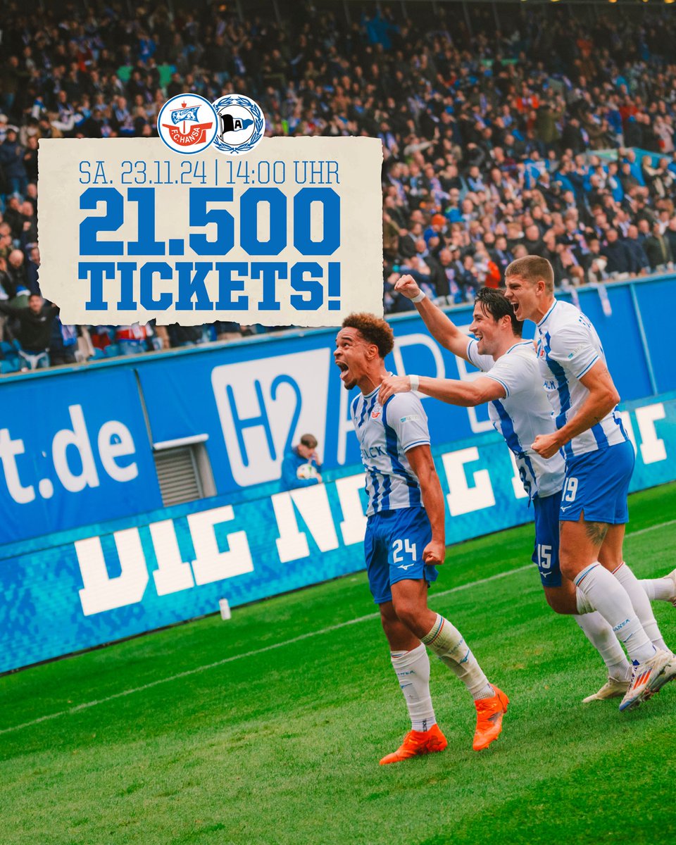 Moin <a href="/arminia/">DSC Arminia Bielefeld</a>, könnte wieder so’n büsschen wat lauter werden…👀

#wirsindhansa | #fch