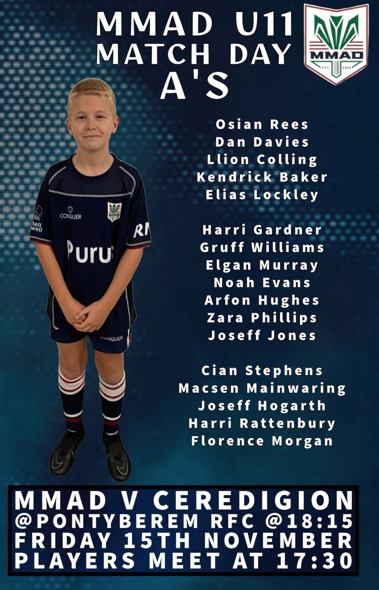 Diwrnod y gêm💥 Match day!
🏉 Mwynhewch a gwnewch eich gorau!
🏉 Enjoy and do your best!

#hapus
#mmadtogether