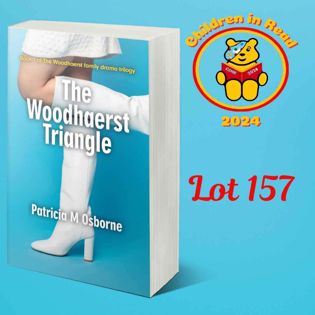 "Great characters and storyline."

Last chance to pick up a signed copy of The Woodhaerst Triangle, a 1970s love story wrapped in family drama.  Auction ends in less than 15 hours 

Help raise funds for <a href="/ChildrenInRead/">Paddy Heron 🇺🇦</a> for Children in Need. 

jumblebee.co.uk/auction/detail…

#IARTG