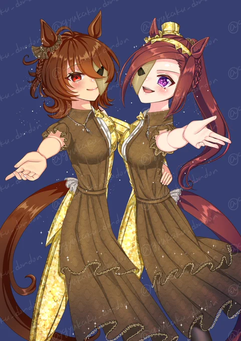 Ligne Droite(ウマ娘:サクラバクシンオー/アグネスタキオン/※ リーニュ・ドロワット創作)リクエストありがとうございました! 