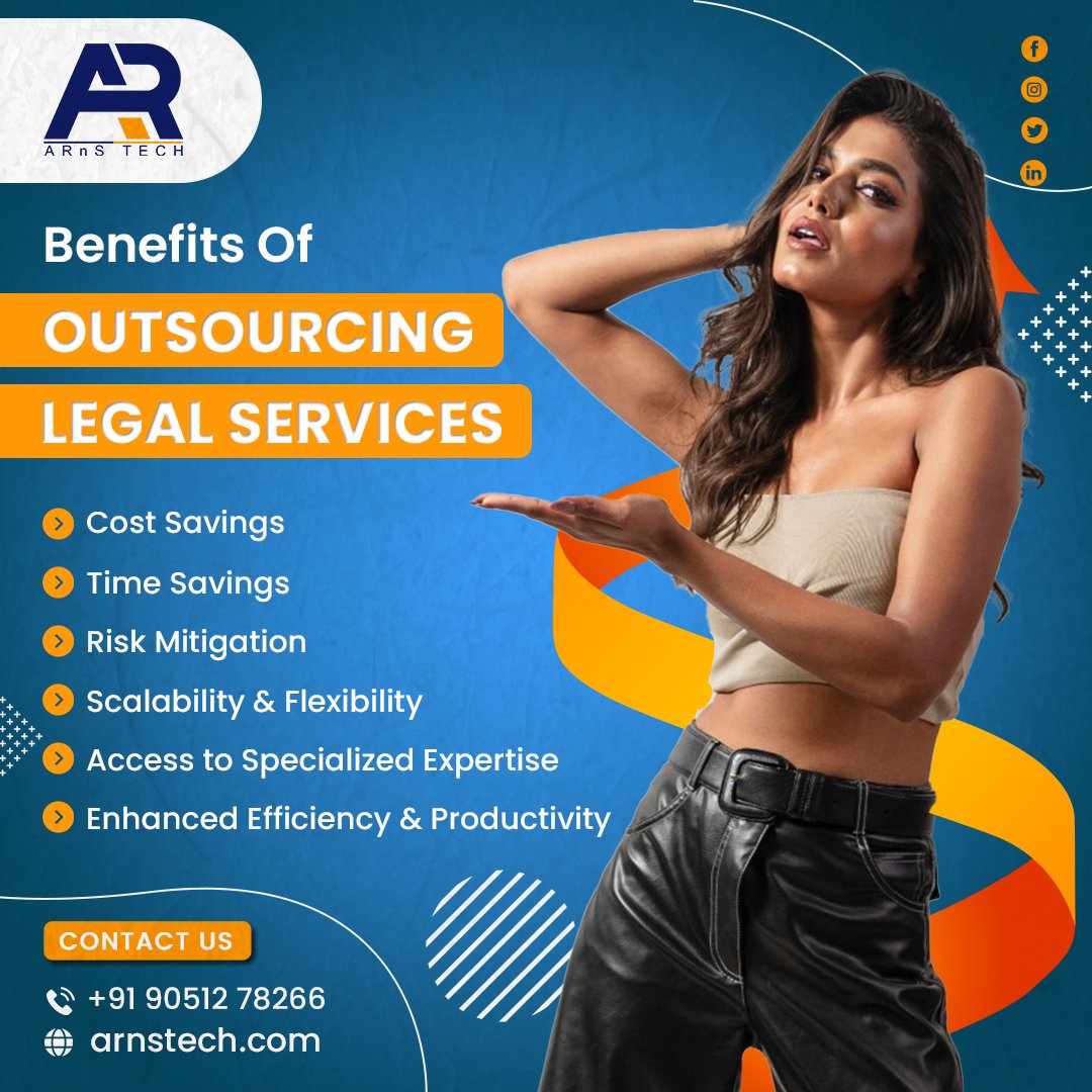 arnstech's tweet image. Cost-effective, efficient, and expert-driven—outsourcing legal services is a smart move for growing businesses!
#LPOservices #legalprocessingoutsourcing