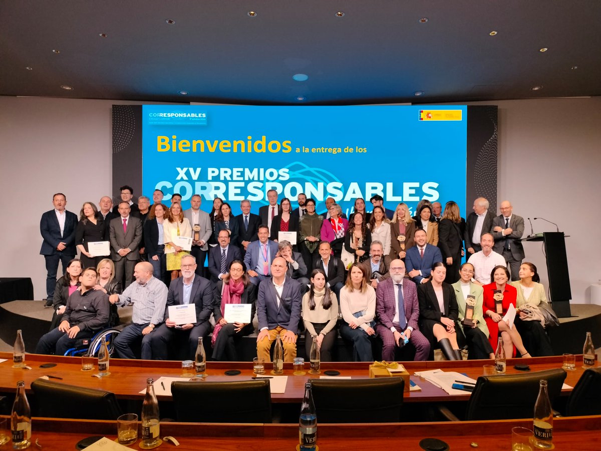 🎉 ¡Gracias por hacer de la Gala de los #XVPremiosCorresponsables un éxito rotundo! 🙌

👏 Gracias a los asistentes, candidaturas, colaboradores y a nuestros anfitriones <a href="/Portaventura_ES/">PortAventura World</a> y <a href="/PortAventuraBE/">PortAventura Events</a> por hacer posible esta celebración de la #RSE 🌍 #Sostenibilidad 🍃 #ESG y