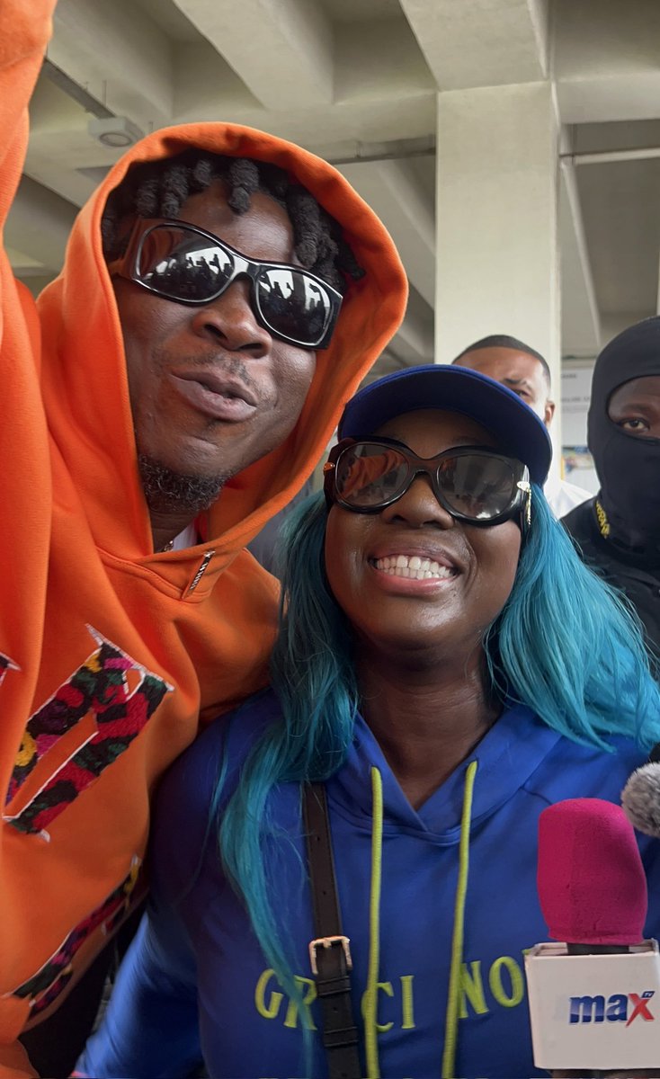 BhimNativesGh's tweet photo. King Of African Dancehall and Queen Of Jamaican Dancehall. 

@stonebwoy x @spiceofficial 🇬🇭🇯🇲😆 #JIGGLEANDWHINE https://t.co/ZkaiD3gs6E